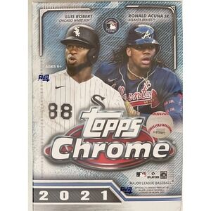 2021 Topps MLB Chrome Baseball Blaster Box BRAND NEW &‎ SEALED